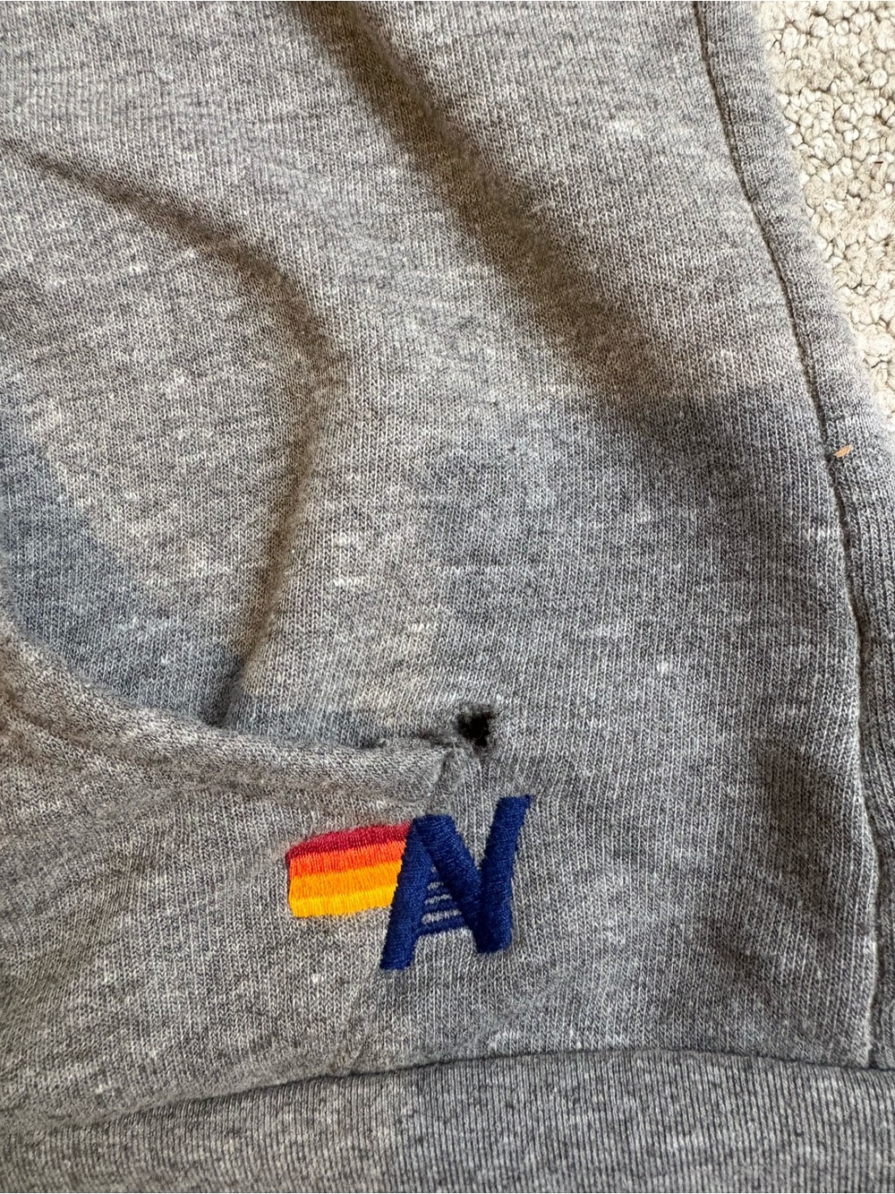 Aviator Nation Gray Zip Up - Picture 2 of 2